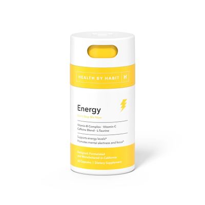 ikj Energy Supplement, Vitamins B1, B2, B6, B12, Natural Caffeine Blend, 60 Capsules