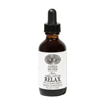 Anima Mundi Apothecary Relax Tonic Nervous System Support - Natural Calm Aid & Mood Enhancer - Achieve Stress Relief with Lemon Balm, Passionflower, Chamomile, Ashwagandha Root & Lavender (2 fl oz)