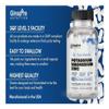 Magnesium Potassium Supplements w/Zinc - 90 Capsules (Pack of 2 Bottles) view 3