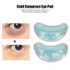 Asixxsix Gel Ice Pack, Reusable Cooling Eye Pads, Hot Cold Compress Leakage Proof Portable Soft and Skin Friendly Under Eye Patches for Dark Circles and Puffiness, Eye Relax view 3