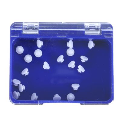 20Pcs/Box Dental Orthodontic Lingual Button Bondable Composite Ceramic Round/Rectangular Base (Composite Lingual Button Round)