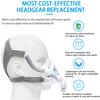 KeCool 2Pcs F20 Headgear for AirFit/AirTouch F20 Cpap Headgear Strap, Unisex Soft Comfortable Cpap Mask Strap Replacement - L Size for Big Face view 3