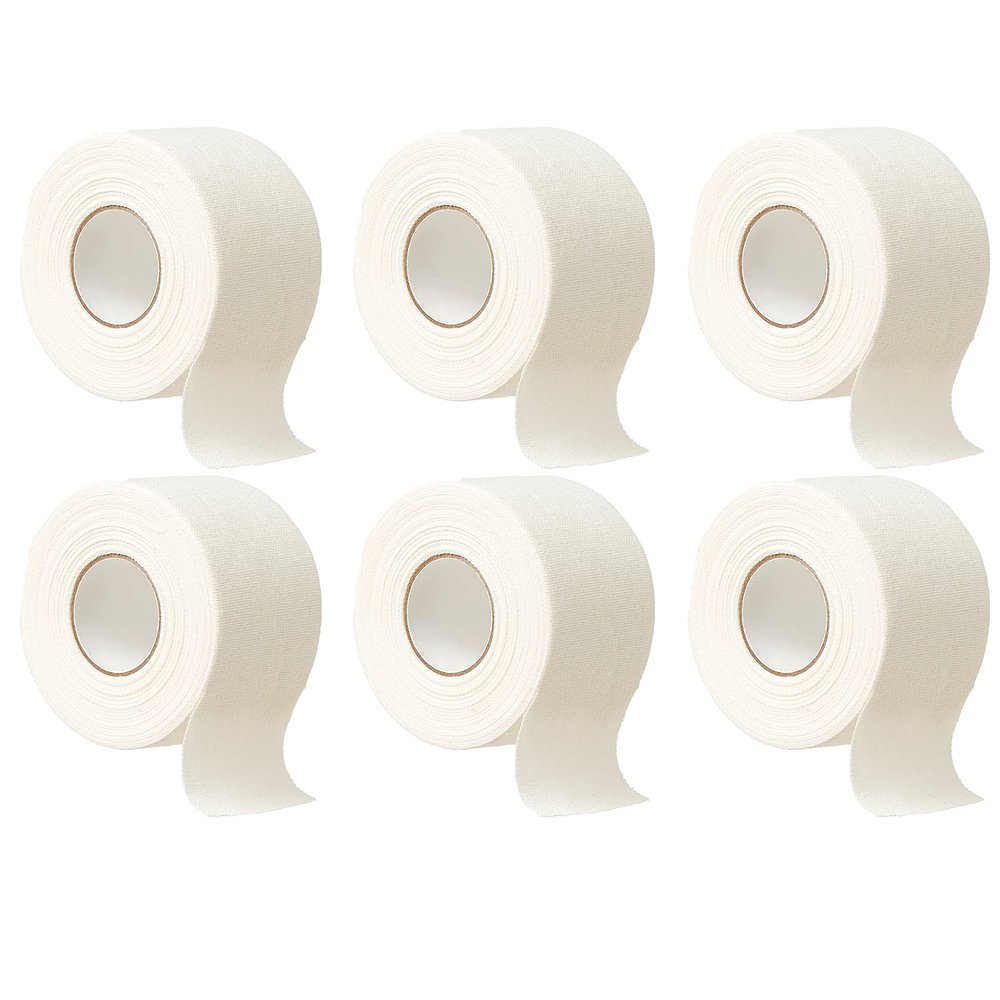 6 Sports Tape Athletic Medical Care Bandage Support Wrap Latex Free 1.5" X 5 Yds