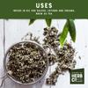 Certified Organic Raspberry Leaf Cut & Sifted, by Herb Co, 100% Natural Kosher Herbal Tea Rich in Vitamins & Minerals for Wellness & Skincare, 1/4 lb view 3