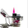 NIVEK Kulomi Transparent Cute Lighter Waterproof Lighter Refillable Kitty KT Cat Melody Japanese Kawaii with Chain (Cute Melody) view 1