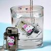 NIVEK Kulomi Transparent Cute Lighter Waterproof Lighter Refillable Kitty KT Cat Melody Japanese Kawaii with Chain (Cute Melody) view 3