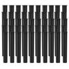 116mm Black King-Size Plastic Pill Tube with Squeeze Pop Top Caps (50 Pack), Urekt Child Resistant Storage Pill Box Pill Holder Waterproof Medicine Container view 1