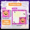 80 Count Halloween Paper Napkins - 4 Pattern 12 x 12 Inches Disposable Beverage Cocktail Napkins Happy Halloween Trick or Treat Boo Pumpkin Bats Serviettes Tableware Luncheon Napkin Party Decorations view 2