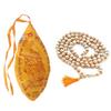 Aashita Creations Tulsi Japa Mala (108+1 Bead) with Hare Krishna Hare Rama Japa Mala Gomukh Bag view 1