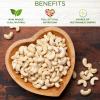 Raw Cashews Unsalted Whole (16 0z. / 1 lb) | Vegan Protein Snacks | Make Cashew Milk | Keto and Paleo Friendly Diet Snacks | Party Snacks | Healthy Snacks | Cashews Bulk | Non-GMO | 100% Natural - By Moonee Naturals 16 0z. / 1 lb view 4