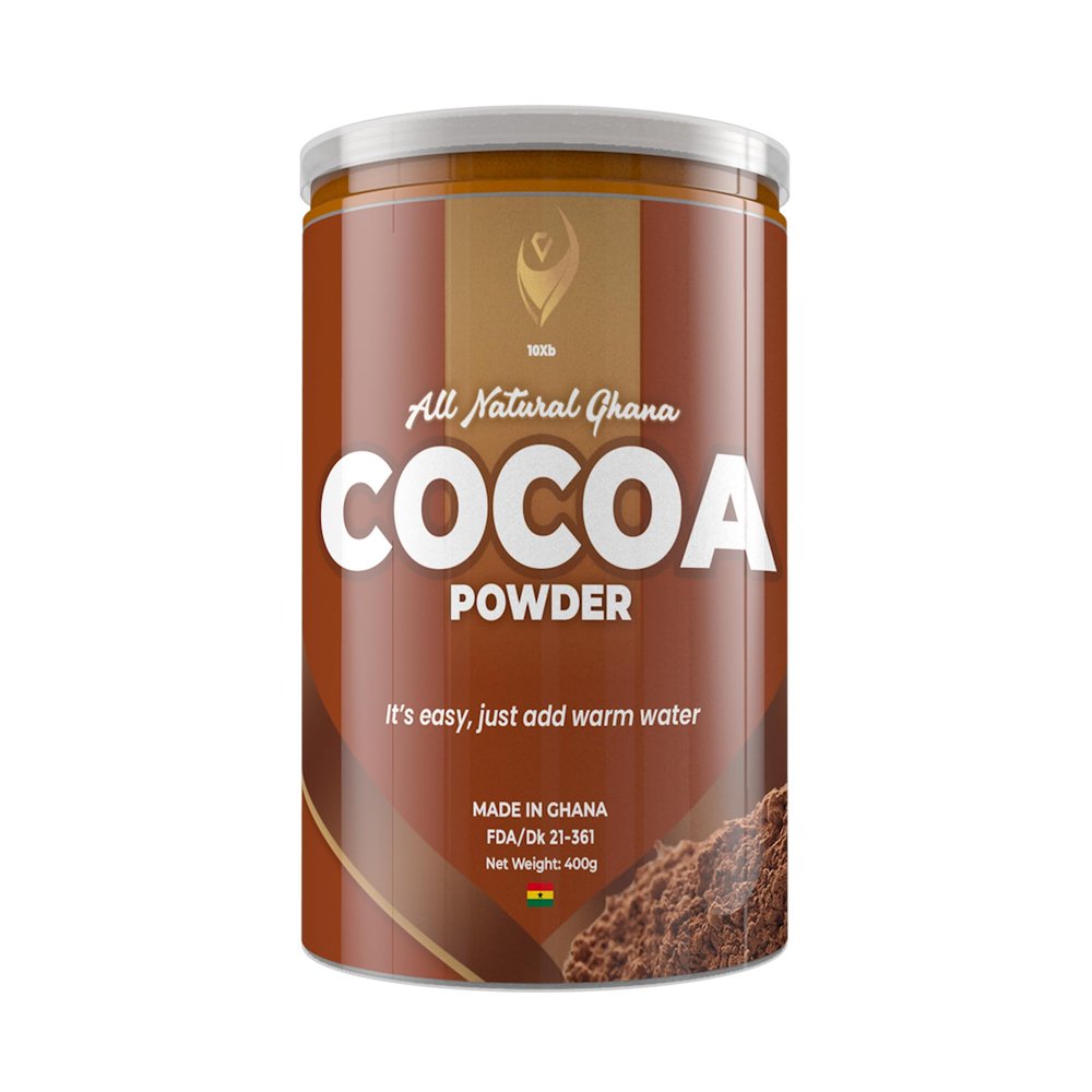 10XB Natural Cocoa Powder (Natural Cocoa Powder, 400 Grams)