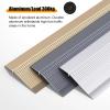 Floor Transition Strip Aluminium, Golden Door Threshold Ramps, 10cm Extra Wide Doorway Edge Trim for Home Office School Shop (Length 90cm/35 in) view 2