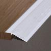 Doorways Transition Strips for Uneven Floors, 10cm Wide Carpet Edge Trim Aluminum Thresholds Reducer, Hallway Entrance Front Door (Silver Length 110cm/43 in) view 1