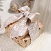 MAYREEL 4 Inch Champagne Gold Crushed Velvet Ribbon Wired Extra Wide Pale Gold for Christmas Decorations Gift Wrapping Wreaths Tree Toppers 10 Yards view 4