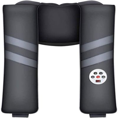 CAFFIA Shiatsu Back and Neck Massager with Heat Deep Kneading Massage for Neck, Back, Shoulder, Foot and Legs, Use at Home, Office