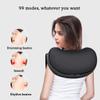 CAFFIA Shiatsu Back and Neck Massager with Heat Deep Kneading Massage for Neck, Back, Shoulder, Foot and Legs, Use at Home, Office view 3