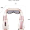 CAFFIA Shiatsu Back and Neck Massager with Heat Deep,16 Kneading Nodes Soothes Muscles Tissues Relief Electric Massager,Kneading Massage for Neck, Back, Shoulder, Foot and Legs, Use at Home, Car, Offi view 2