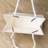MODADA Gift Bags 10/30pcs White Black Paper Gift Bag Kraft Paper Candy Box with Handle Wedding Birthday Party Gift Package (Color : Black, Size : 10PCS_13X6X15 CM) view 3