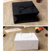 MODADA Gift Bags 10/30pcs White Black Paper Gift Bag Kraft Paper Candy Box with Handle Wedding Birthday Party Gift Package (Color : Black, Size : 10PCS_13X6X15 CM) view 4