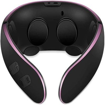CAFFIA Neck Massager, Intelligent Neck Massage with Heat, Smart Cordless Deep Tissue Trigger Point with 6 Modes 9 Intensities, Ideal Gift for Friends and Family Used at Office, Home, Sport, Travel (C