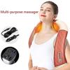 CAFFIA Shiatsu Back and Neck MassagerHeat for Muscle Pain Relief, with Heat Deep Kneading Massage for Neck, Back, Shoulder, Foot and Legs, Use at Home, Car, Office view 2