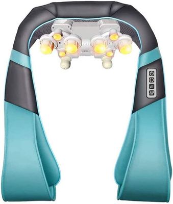 CAFFIA Back Massager, Shiatsu Back Neck Massager with Heat, Electric Shoulder Massager, Kneading Massage Pillow for Neck, Back, Shoulder, Foot, Leg, Muscle Pain Relief, Home,Office,Car Use