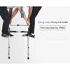 Folding Rollator Rollator Walker Lightweight Folding Walker with Potty and Bath Board Aluminium Walking Frame for Seniors Height Adjustable Standard Walkers for Travel Rehabilitation view 2