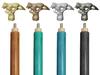 A.A.Nauticals Customizable Wooden and Leather Walking Stick Cane for Men, Women, and Seniors, Adjustable, Collapsible (4 Colors, Fox Aluminum Handle, AANWSPL-72) (WSPL-01-Golden Polished) view 1