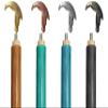 A.A.Nauticals Customizable Wooden and Leather Walking Stick Cane for Men, Women, and Seniors, Adjustable, Collapsible (4 Colors, Raven Brass Handle, AANWSPL-90) (WSPL-01-Black Antique) view 1
