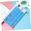 7 Alarm Dispenser Containers Electronic Container Time Locking Container Electronic Organizer Case Weekly Box/Cases Organizer Travel Reminder view 2