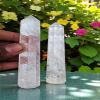 1Pc Clear Crystal Quratz Tower, Himalayan Clear Crystal Quartz Large Clear Crystal Point, Clear Quartz Obelisk, Natural Clear Crystal Wand, Crystal Tower, 4-5 Inches view 3