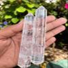 1Pc Clear Crystal Quratz Tower, Himalayan Clear Crystal Quartz Large Clear Crystal Point, Clear Quartz Obelisk, Natural Clear Crystal Wand, Crystal Tower, 4-5 Inches view 4