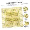 SHOWERORO Reusable 3 Pack Beeswax Food Wrap for Bread Sandwiches Snacks Kitchen Set Sustainable Odorless view 3
