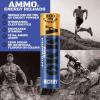 Ammo Pre Workout Berry 12Pack Single Serve Powder On The Go - Extra Strength 300mg Caffeine Zero Sugar All Natural Energy Reloads view 2