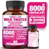 All-in-1 8000mg Highest Potency Milk Thistle NAC BeetRoot Artichoke Dandelion Root - Liver Health Support, Cleanse Detox & Repair, Antioxidant, Plus TUDCA Choline and Ginger - 90 Vegan Capsules view 1