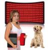 Comfytemp Red Light Therapy Pad for Body, Large Near Infrared Light Therapy Wrap with Timer, 32W Ligh Therapy Wrap with Band for Back Belly Leg Knee Thigh view 1