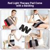 Comfytemp Red Light Therapy Pad for Body, Large Near Infrared Light Therapy Wrap with Timer, 32W Ligh Therapy Wrap with Band for Back Belly Leg Knee Thigh view 3