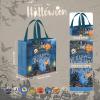 AhfuLife 8 Pcs Halloween Trick or Treat Bags, Candy Tote Bags with Handles, Reusable Non-Woven Gift Bag for Halloween Party Supplies Favors (7.87.83.1) view 2
