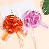 HQJAXJ 6pcs Pull Bows,Pink Bows for Gift Wrapping Pull Bows for Wedding Baskets,6 Inches Diameter Gift Bows,Decorate Gifts Such as Christmas,Valentine's Day,and Parties (pink) view 2