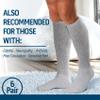 Diamond Star 6 Pairs Diabetic Knee High Socks for Men  Over the Calf Cotton Socks, Non-Binding Comfortable Fit  Mens Shoe Size 1316 (6 Pairs Grey) view 3