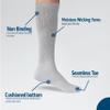 Diamond Star 6 Pairs Diabetic Knee High Socks for Men  Over the Calf Cotton Socks, Non-Binding Comfortable Fit  Mens Shoe Size 1316 (6 Pairs Grey) view 4