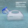 1000ML Portable Urinal for Men Spill Proof with Lid, Thick Plastic Bedpan Bottle with Screw on Lid Travel Urine Collection Container view 3