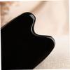 2pcs Black Buffalo Horn Scraping Plate Traditional Gua Sha Body Massager for Skin Care Therapy Tool view 3