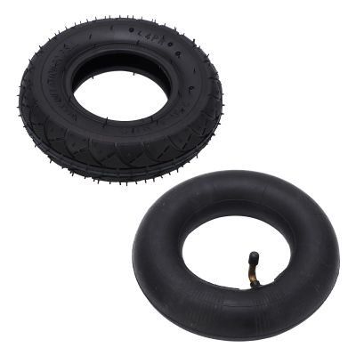 2.50x4 Tire Set for Electric Scooters, Durable Rubber Replacement Tires Compatible with Mobility Scooters and Wheelchairs