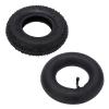 2.50x4 Tire Set for Electric Scooters, Durable Rubber Replacement Tires Compatible with Mobility Scooters and Wheelchairs view 1