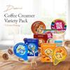 Coffee Creamer Liquid Singles International Delight Caramel Macchiato, French Vanilla, Hazelnut and Land O'Lakes Mini Moo's Half and Half Creamer Variety Pack Plus Doomi Wooden Stirrers (72 Pack), 4 Flavor Assortment Coffee Creamer Singles for Home,  view 2