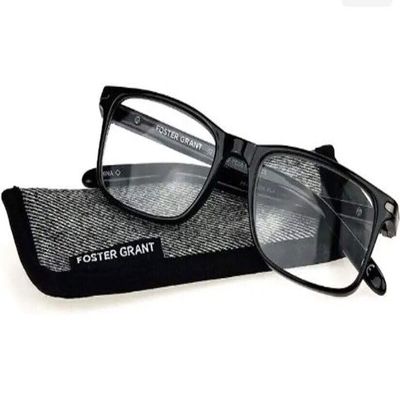 Foster Grant Rocket Men's Carbon Fiber Reading Glasses with Case +3.25