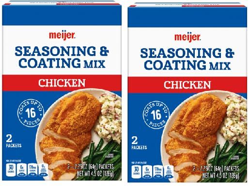 Chicken Seasoning Coating Mix, (2 Boxes, 4.5 oz. each)
