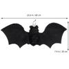 1pc Creative Halloween Bat Hanging Ornament for Spooky Wall Decoration Party Supplies for Halloween Celebrations and Photo Props and Eye-catching Design view 2