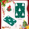 Blulu 12 Pcs Christmas Gift Card Holders, Plaid Patterns Tin Boxes Xmas Small Gift Card Box with Lids for Money Greeting Card Holiday Party Favors Gift Giving Stocking Stuffers, 4.92 x 3.15 x 0.6 Inch view 2